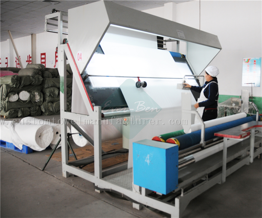 China Bulk Custom terry cloth hand towels QC machine